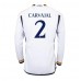 Real Madrid Daniel Carvajal #2 Voetbalkleding Thuisshirt 2023-24 Lange Mouwen